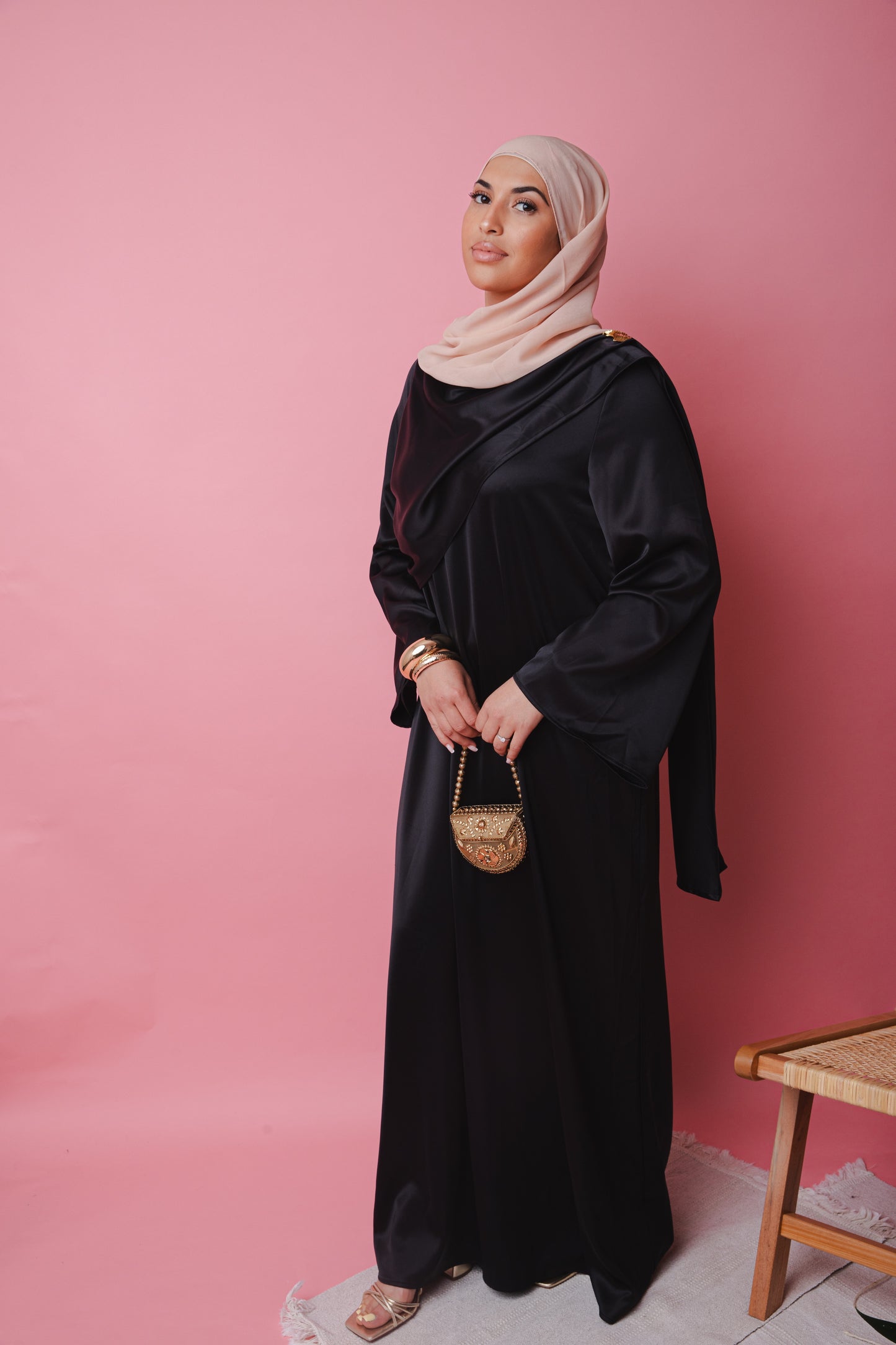 Abbaya cape ZAYNA - noire