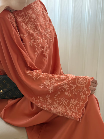 Abaya Zahra - Orange