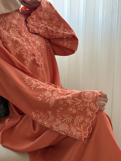 Abaya Zahra - Orange