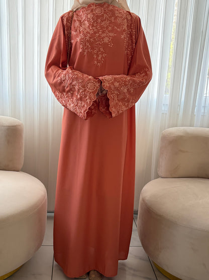 Abaya Zahra - Orange