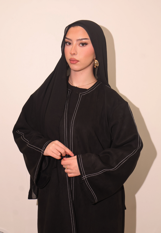 Kimono suédine noir