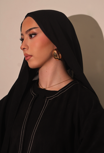 Kimono suédine noir