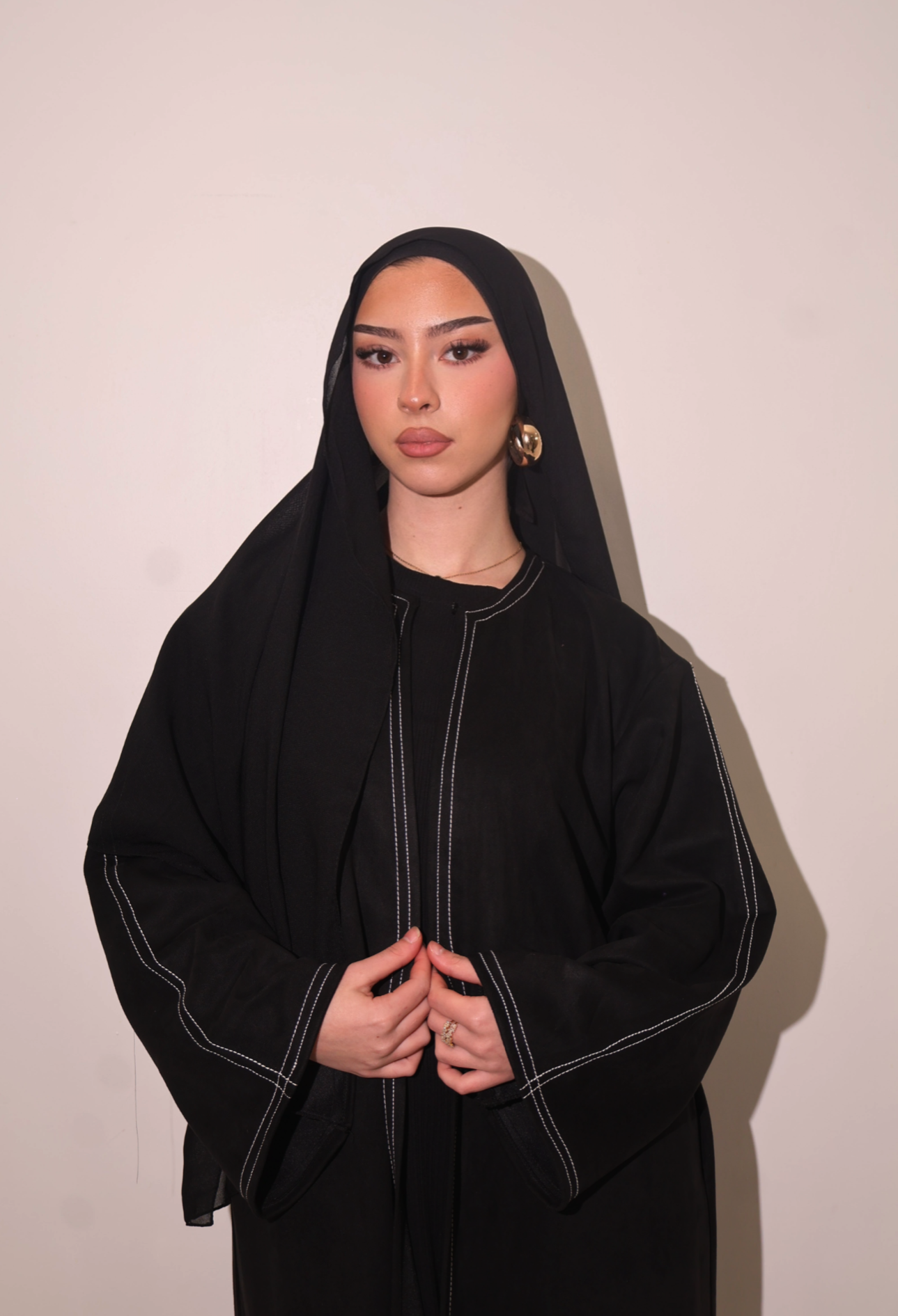 Kimono suédine noir