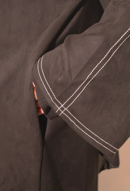 Kimono suédine noir
