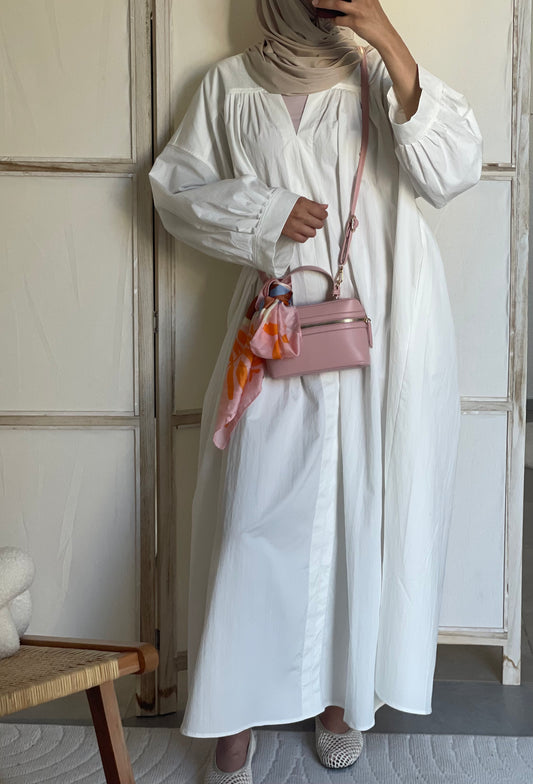 Robe oversize - blanche