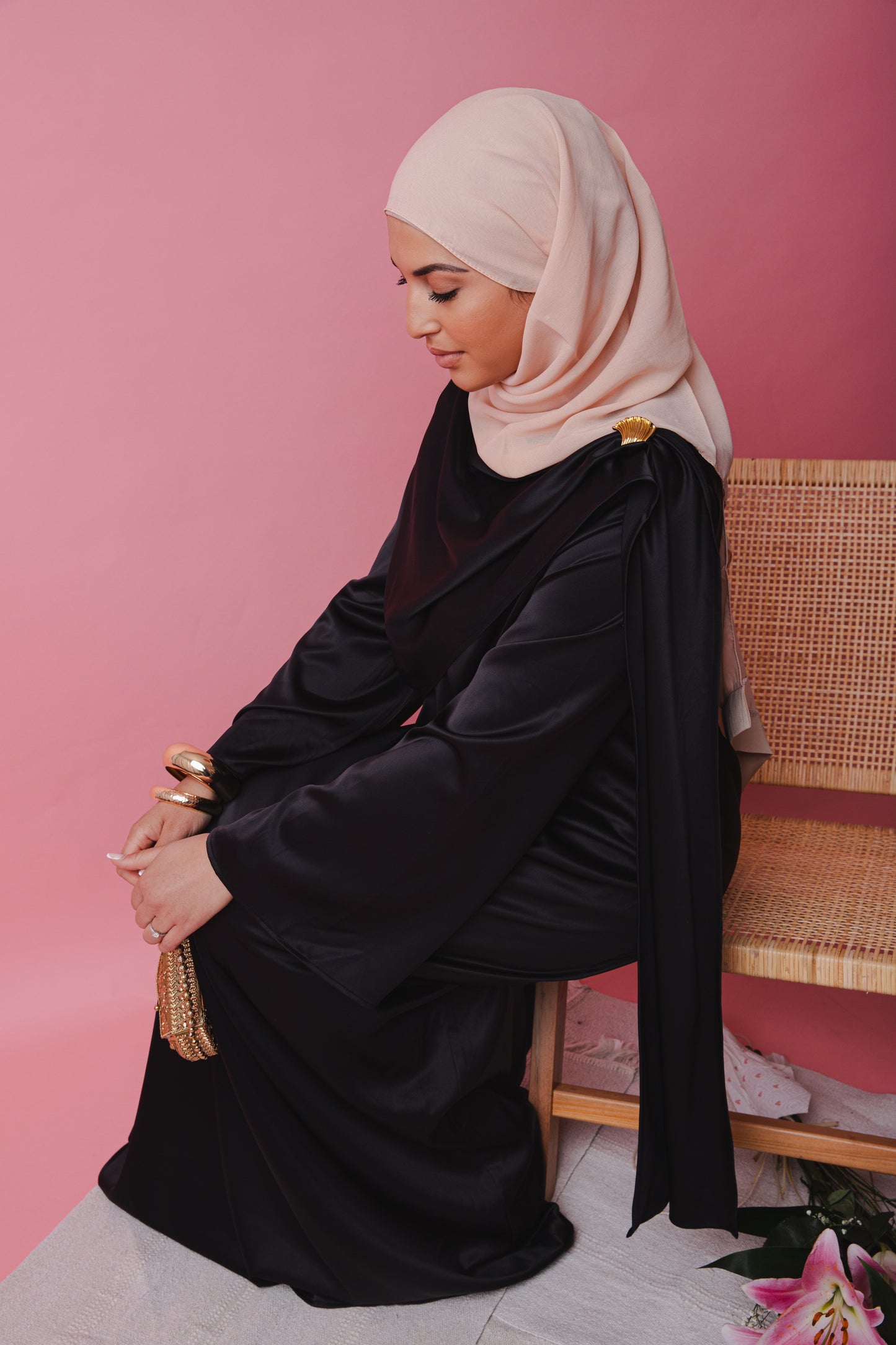 Abbaya cape ZAYNA - noire